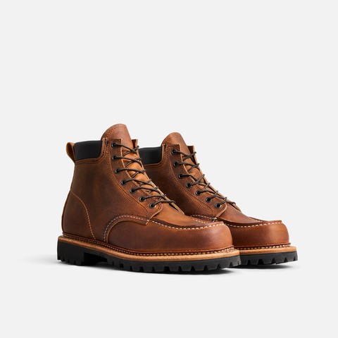 8213 Norway Moc Toe Boot - Copper Rough and Tough