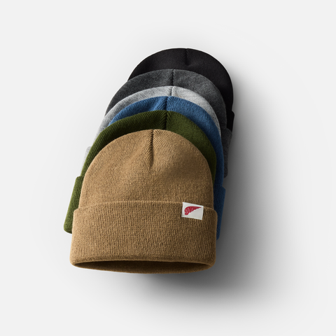 Logo Knit Beanie - Olive 98064