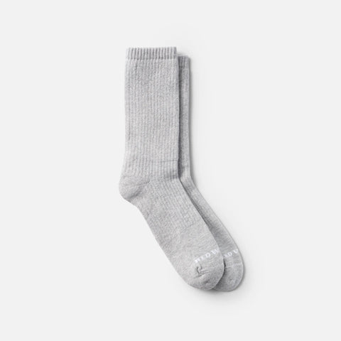 Cushion Crew Socks Grey 97671