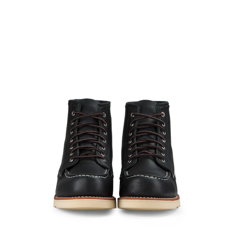6-Inch Moc Toe Women's Boots 3373 - Black Boundary
