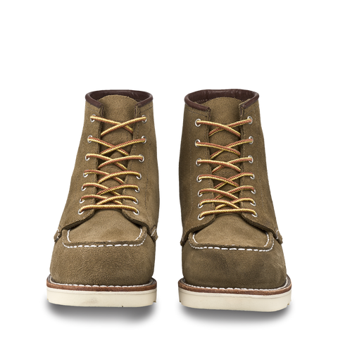 6-Inch Moc Toe Women's Boots 3377 - Olive Mohave