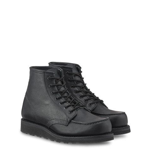 6-Inch Moc Toe Women's Boots 3380 - Black Boundary